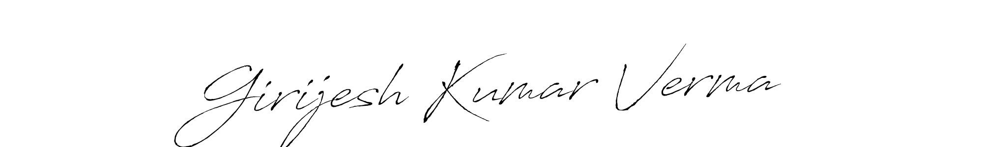 Similarly Antro_Vectra is the best handwritten signature design. Signature creator online .You can use it as an online autograph creator for name Girijesh Kumar Verma. Girijesh Kumar Verma signature style 6 images and pictures png