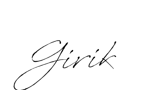 How to Draw Girik signature style? Antro_Vectra is a latest design signature styles for name Girik. Girik signature style 6 images and pictures png