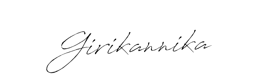 Also we have Girikannika name is the best signature style. Create professional handwritten signature collection using Antro_Vectra autograph style. Girikannika signature style 6 images and pictures png