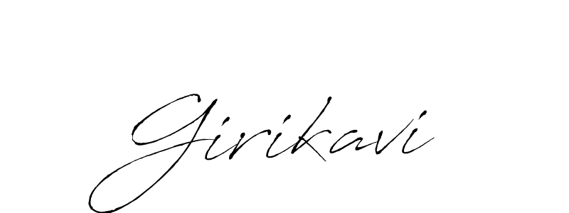 The best way (Antro_Vectra) to make a short signature is to pick only two or three words in your name. The name Girikavi include a total of six letters. For converting this name. Girikavi signature style 6 images and pictures png