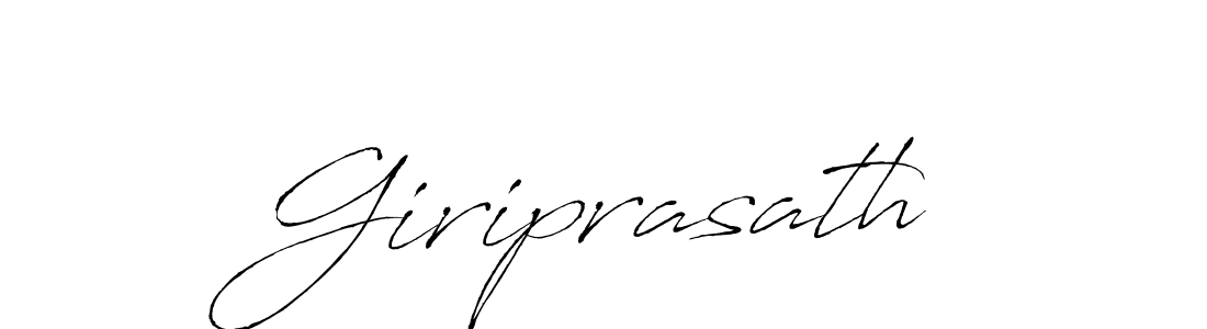 It looks lik you need a new signature style for name Giriprasath. Design unique handwritten (Antro_Vectra) signature with our free signature maker in just a few clicks. Giriprasath signature style 6 images and pictures png