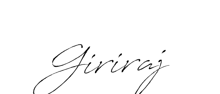 Giriraj stylish signature style. Best Handwritten Sign (Antro_Vectra) for my name. Handwritten Signature Collection Ideas for my name Giriraj. Giriraj signature style 6 images and pictures png