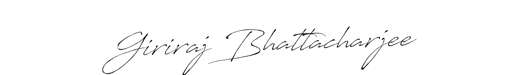 Design your own signature with our free online signature maker. With this signature software, you can create a handwritten (Antro_Vectra) signature for name Giriraj Bhattacharjee. Giriraj Bhattacharjee signature style 6 images and pictures png