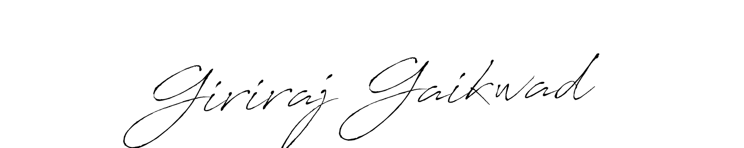 This is the best signature style for the Giriraj Gaikwad name. Also you like these signature font (Antro_Vectra). Mix name signature. Giriraj Gaikwad signature style 6 images and pictures png