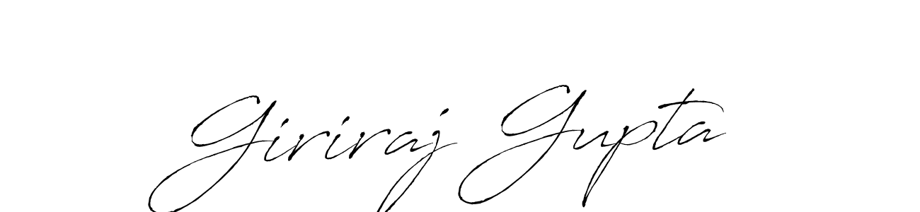 How to make Giriraj Gupta signature? Antro_Vectra is a professional autograph style. Create handwritten signature for Giriraj Gupta name. Giriraj Gupta signature style 6 images and pictures png
