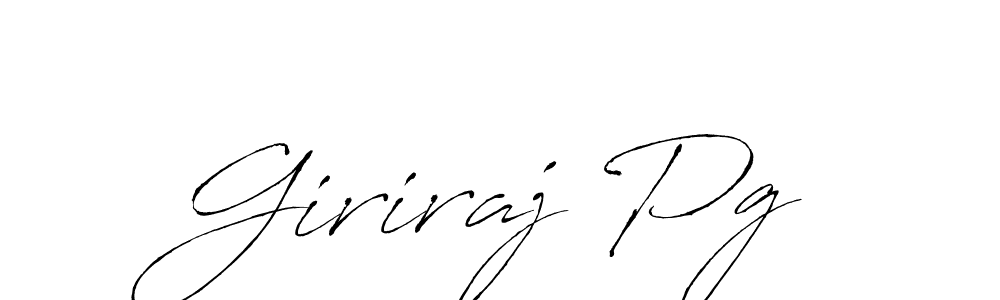 Create a beautiful signature design for name Giriraj Pg. With this signature (Antro_Vectra) fonts, you can make a handwritten signature for free. Giriraj Pg signature style 6 images and pictures png