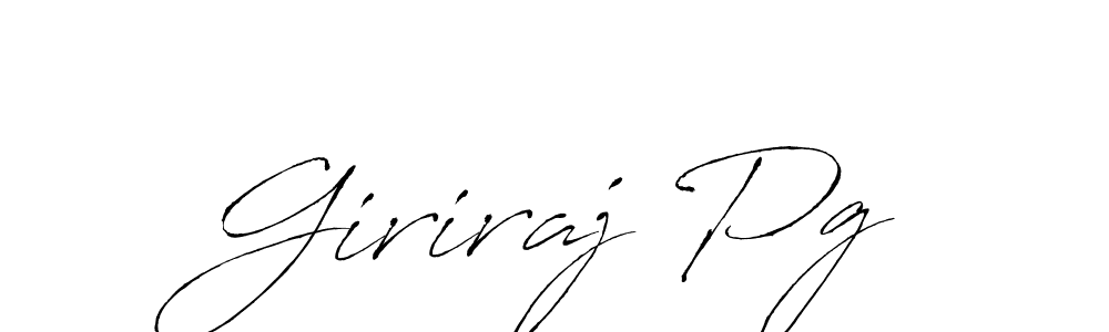 Use a signature maker to create a handwritten signature online. With this signature software, you can design (Antro_Vectra) your own signature for name Giriraj Pg. Giriraj Pg signature style 6 images and pictures png