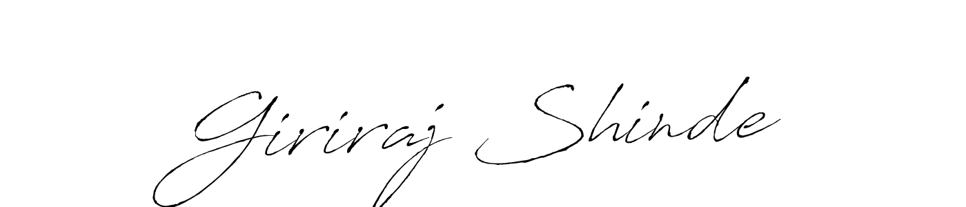 You should practise on your own different ways (Antro_Vectra) to write your name (Giriraj Shinde) in signature. don't let someone else do it for you. Giriraj Shinde signature style 6 images and pictures png