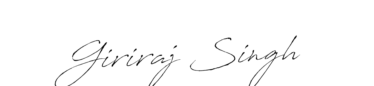 The best way (Antro_Vectra) to make a short signature is to pick only two or three words in your name. The name Giriraj Singh include a total of six letters. For converting this name. Giriraj Singh signature style 6 images and pictures png