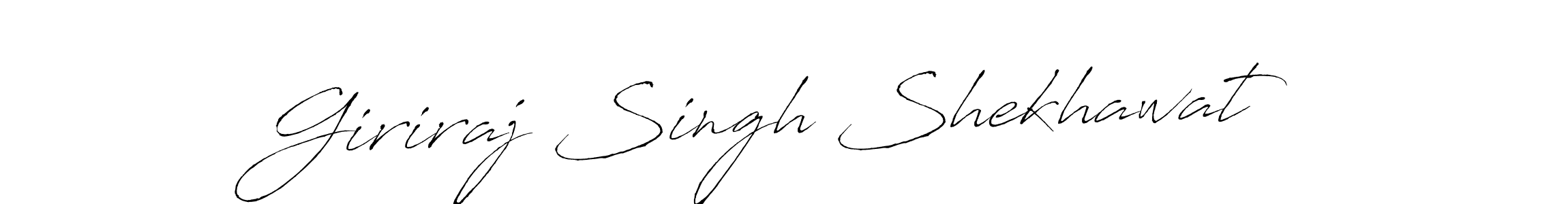 It looks lik you need a new signature style for name Giriraj Singh Shekhawat. Design unique handwritten (Antro_Vectra) signature with our free signature maker in just a few clicks. Giriraj Singh Shekhawat signature style 6 images and pictures png