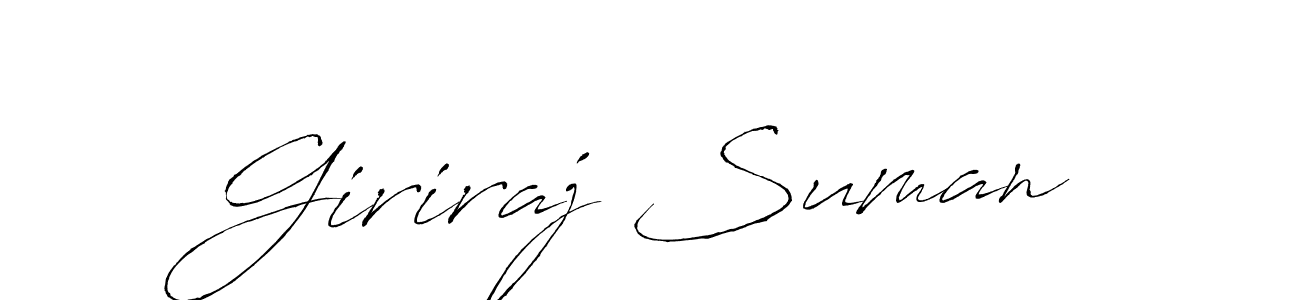 Similarly Antro_Vectra is the best handwritten signature design. Signature creator online .You can use it as an online autograph creator for name Giriraj Suman. Giriraj Suman signature style 6 images and pictures png