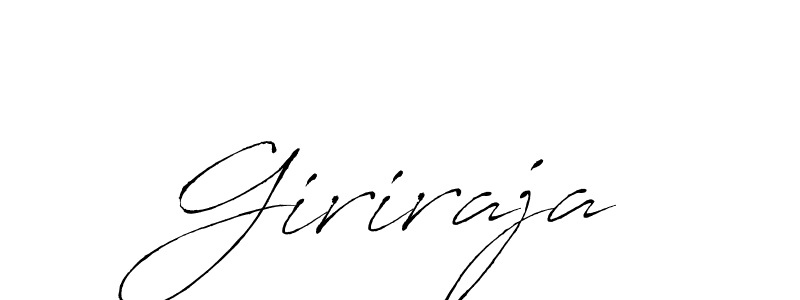 The best way (Antro_Vectra) to make a short signature is to pick only two or three words in your name. The name Giriraja include a total of six letters. For converting this name. Giriraja signature style 6 images and pictures png