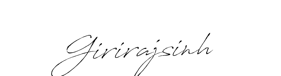 How to make Girirajsinh signature? Antro_Vectra is a professional autograph style. Create handwritten signature for Girirajsinh name. Girirajsinh signature style 6 images and pictures png