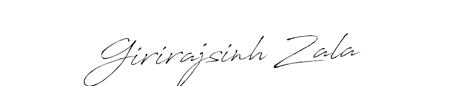 if you are searching for the best signature style for your name Girirajsinh Zala. so please give up your signature search. here we have designed multiple signature styles  using Antro_Vectra. Girirajsinh Zala signature style 6 images and pictures png