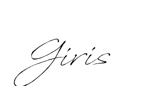 You should practise on your own different ways (Antro_Vectra) to write your name (Giris) in signature. don't let someone else do it for you. Giris signature style 6 images and pictures png