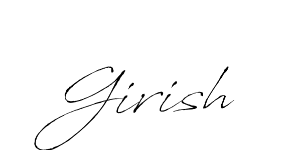 You should practise on your own different ways (Antro_Vectra) to write your name (Girish) in signature. don't let someone else do it for you. Girish signature style 6 images and pictures png