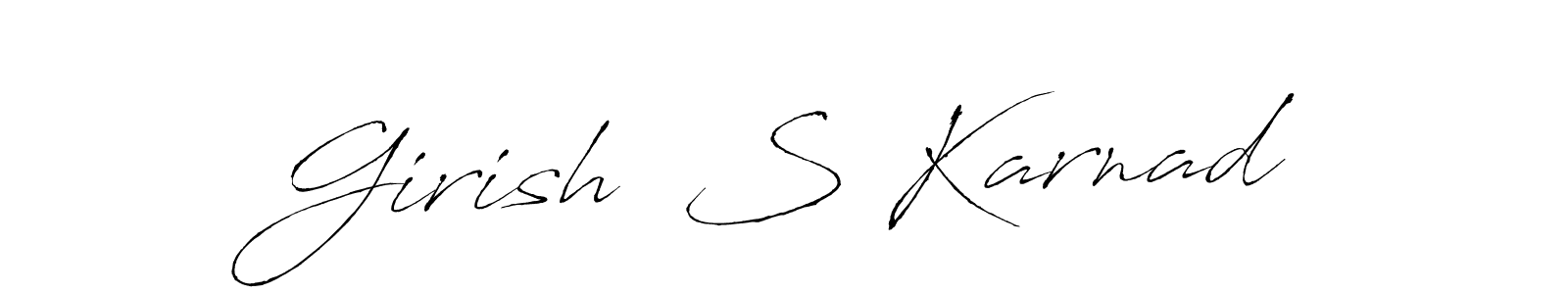 Check out images of Autograph of Girish  S Karnad name. Actor Girish  S Karnad Signature Style. Antro_Vectra is a professional sign style online. Girish  S Karnad signature style 6 images and pictures png