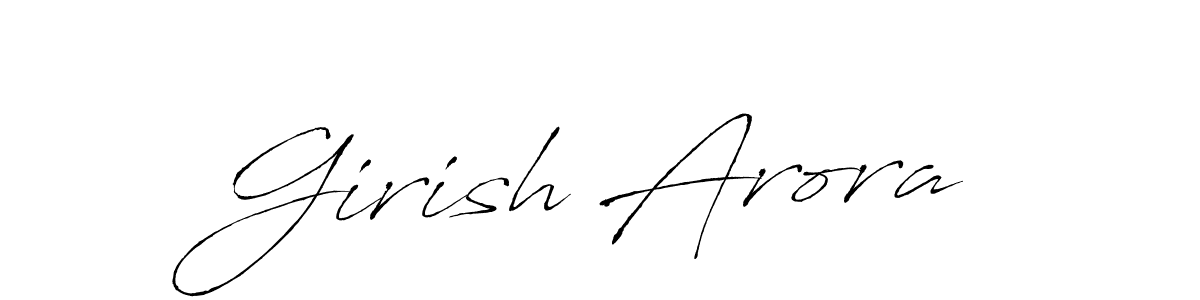 Once you've used our free online signature maker to create your best signature Antro_Vectra style, it's time to enjoy all of the benefits that Girish Arora name signing documents. Girish Arora signature style 6 images and pictures png