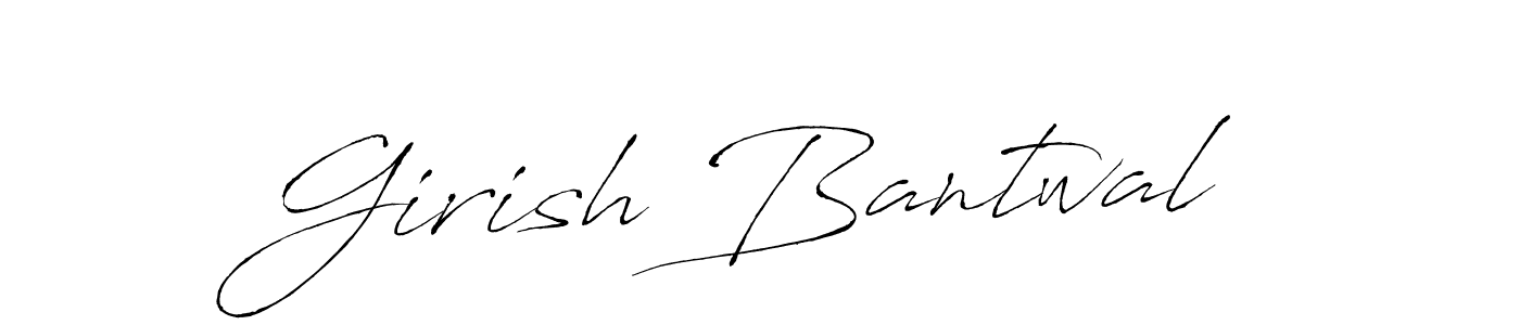 It looks lik you need a new signature style for name Girish Bantwal. Design unique handwritten (Antro_Vectra) signature with our free signature maker in just a few clicks. Girish Bantwal signature style 6 images and pictures png