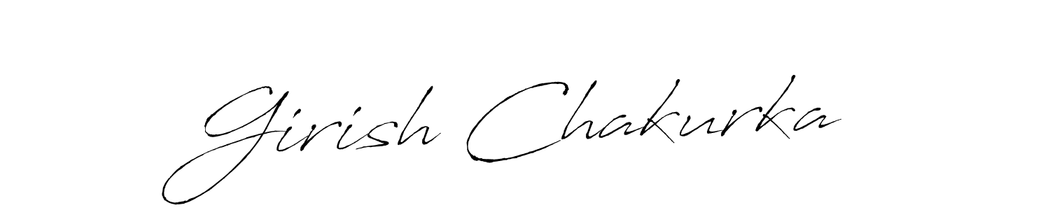 Also You can easily find your signature by using the search form. We will create Girish Chakurka name handwritten signature images for you free of cost using Antro_Vectra sign style. Girish Chakurka signature style 6 images and pictures png