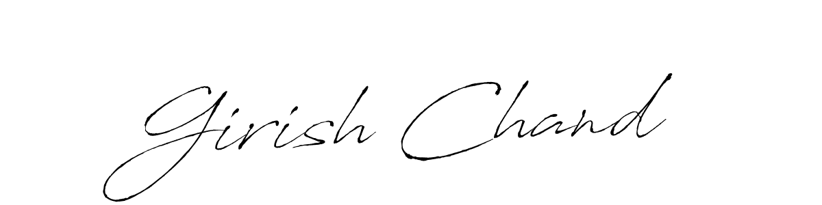 Similarly Antro_Vectra is the best handwritten signature design. Signature creator online .You can use it as an online autograph creator for name Girish Chand. Girish Chand signature style 6 images and pictures png