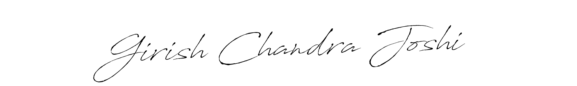 Also we have Girish Chandra Joshi name is the best signature style. Create professional handwritten signature collection using Antro_Vectra autograph style. Girish Chandra Joshi signature style 6 images and pictures png