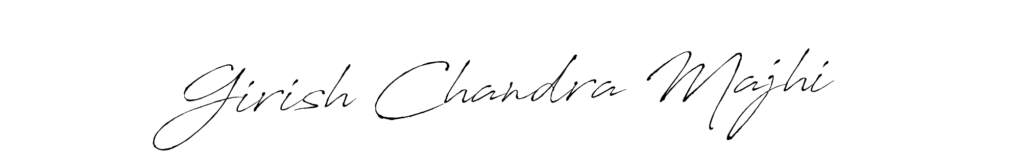 Create a beautiful signature design for name Girish Chandra Majhi. With this signature (Antro_Vectra) fonts, you can make a handwritten signature for free. Girish Chandra Majhi signature style 6 images and pictures png