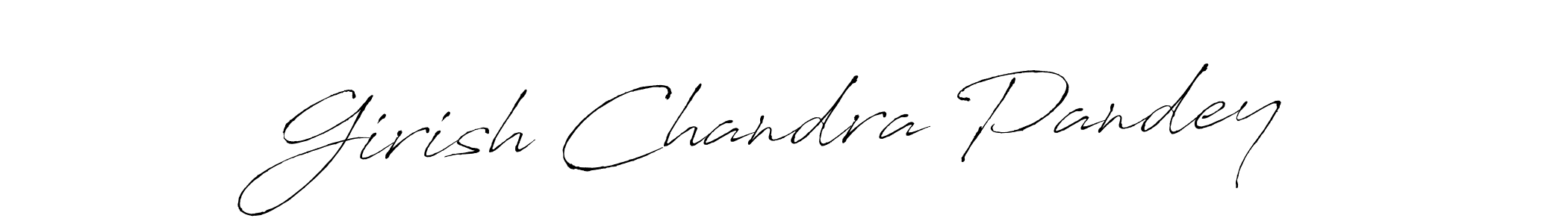 You should practise on your own different ways (Antro_Vectra) to write your name (Girish Chandra Pandey) in signature. don't let someone else do it for you. Girish Chandra Pandey signature style 6 images and pictures png