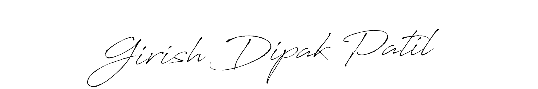 Use a signature maker to create a handwritten signature online. With this signature software, you can design (Antro_Vectra) your own signature for name Girish Dipak Patil. Girish Dipak Patil signature style 6 images and pictures png