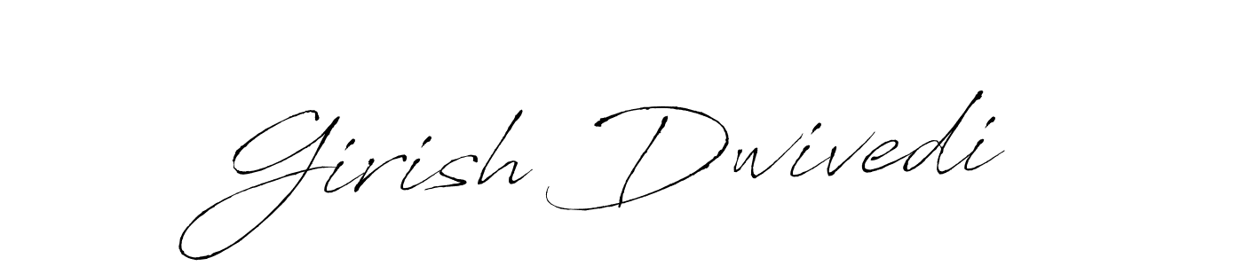 Girish Dwivedi stylish signature style. Best Handwritten Sign (Antro_Vectra) for my name. Handwritten Signature Collection Ideas for my name Girish Dwivedi. Girish Dwivedi signature style 6 images and pictures png