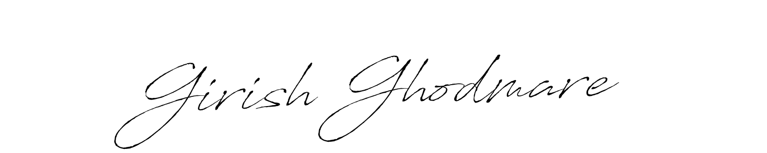 It looks lik you need a new signature style for name Girish Ghodmare. Design unique handwritten (Antro_Vectra) signature with our free signature maker in just a few clicks. Girish Ghodmare signature style 6 images and pictures png