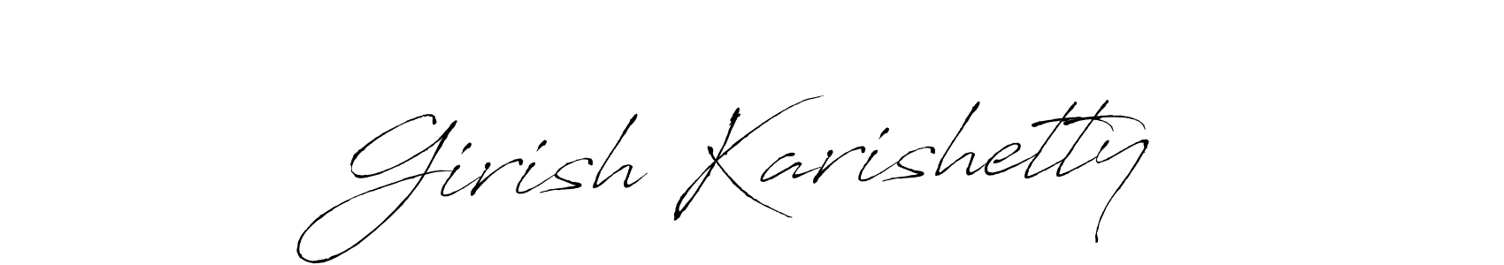Make a short Girish Karishetty signature style. Manage your documents anywhere anytime using Antro_Vectra. Create and add eSignatures, submit forms, share and send files easily. Girish Karishetty signature style 6 images and pictures png