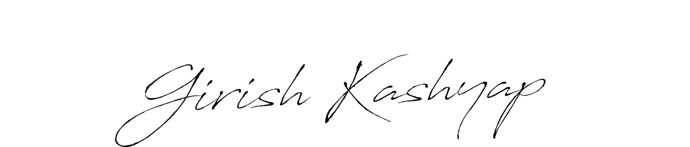 You can use this online signature creator to create a handwritten signature for the name Girish Kashyap. This is the best online autograph maker. Girish Kashyap signature style 6 images and pictures png