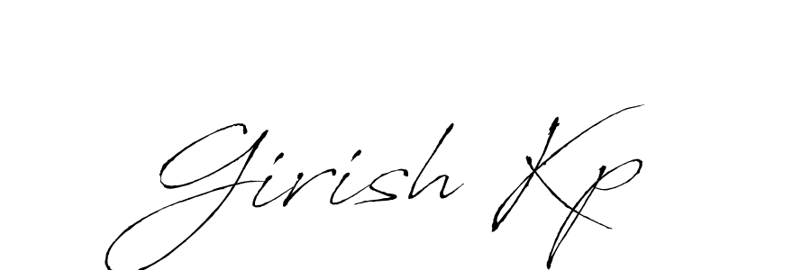 How to Draw Girish Kp signature style? Antro_Vectra is a latest design signature styles for name Girish Kp. Girish Kp signature style 6 images and pictures png