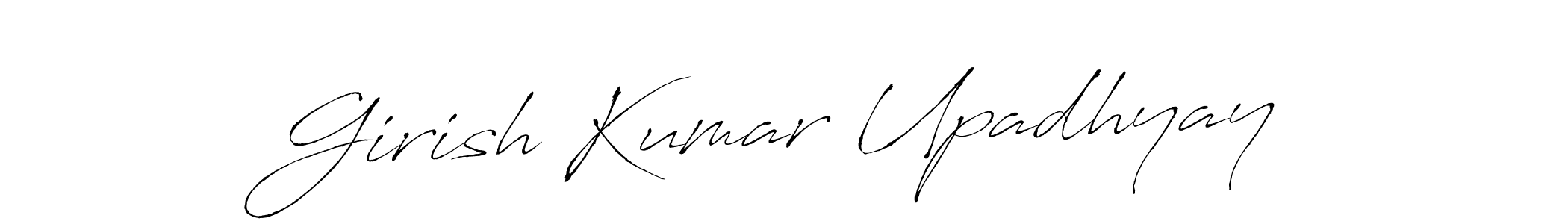 Make a beautiful signature design for name Girish Kumar Upadhyay. Use this online signature maker to create a handwritten signature for free. Girish Kumar Upadhyay signature style 6 images and pictures png