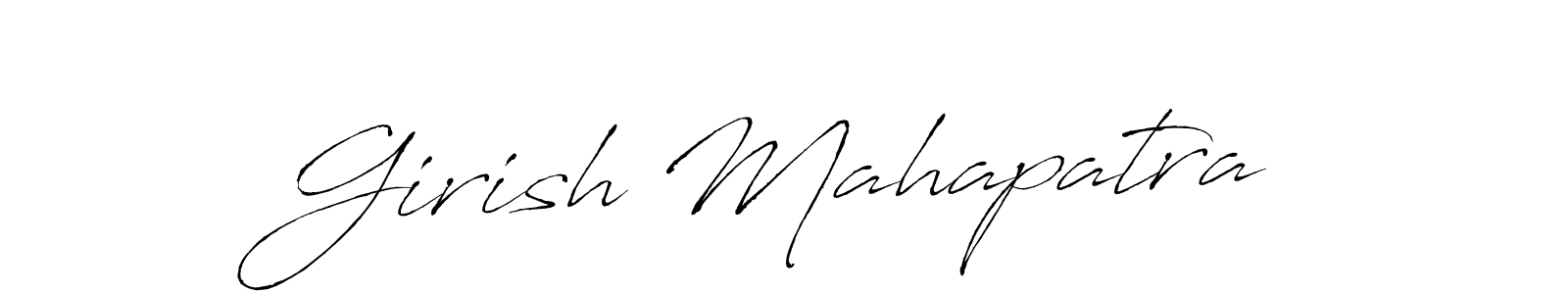 Also we have Girish Mahapatra name is the best signature style. Create professional handwritten signature collection using Antro_Vectra autograph style. Girish Mahapatra signature style 6 images and pictures png