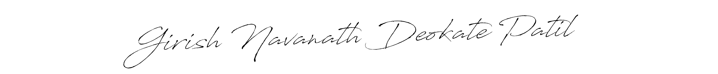 if you are searching for the best signature style for your name Girish Navanath Deokate Patil. so please give up your signature search. here we have designed multiple signature styles  using Antro_Vectra. Girish Navanath Deokate Patil signature style 6 images and pictures png