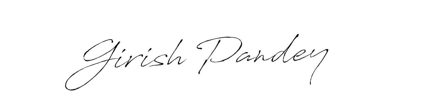 See photos of Girish Pandey  official signature by Spectra . Check more albums & portfolios. Read reviews & check more about Antro_Vectra font. Girish Pandey  signature style 6 images and pictures png