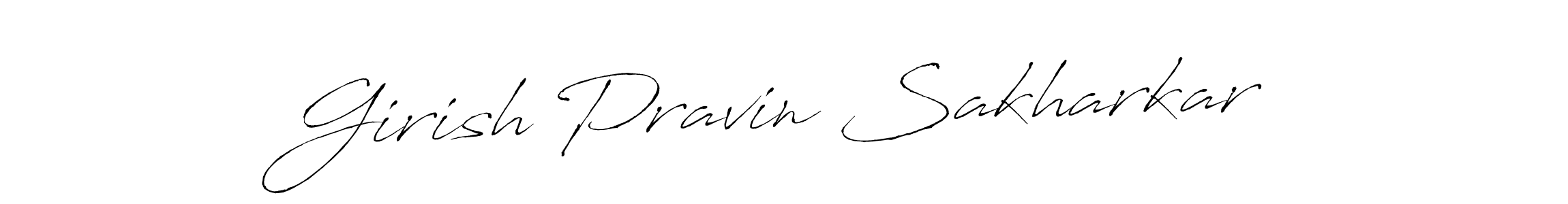 Antro_Vectra is a professional signature style that is perfect for those who want to add a touch of class to their signature. It is also a great choice for those who want to make their signature more unique. Get Girish Pravin Sakharkar name to fancy signature for free. Girish Pravin Sakharkar signature style 6 images and pictures png