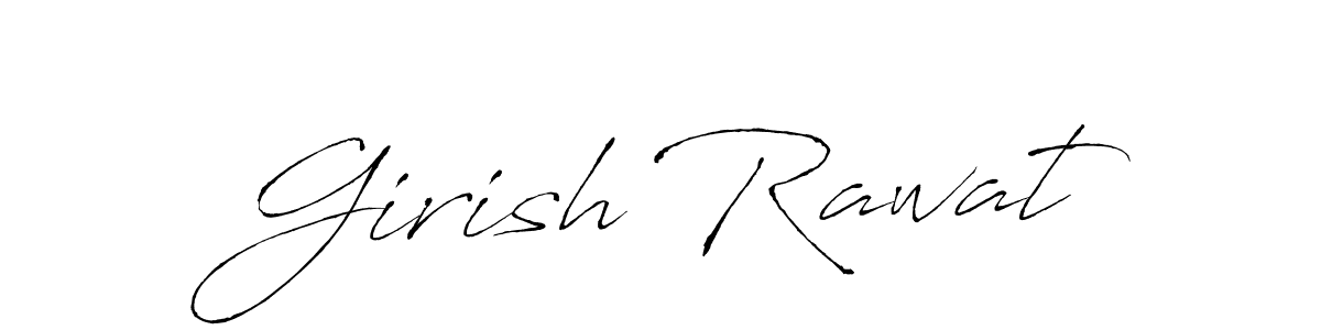 Once you've used our free online signature maker to create your best signature Antro_Vectra style, it's time to enjoy all of the benefits that Girish Rawat name signing documents. Girish Rawat signature style 6 images and pictures png