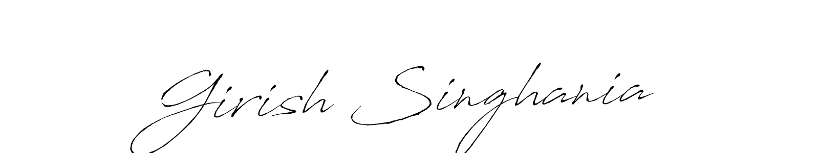 Make a short Girish Singhania signature style. Manage your documents anywhere anytime using Antro_Vectra. Create and add eSignatures, submit forms, share and send files easily. Girish Singhania signature style 6 images and pictures png