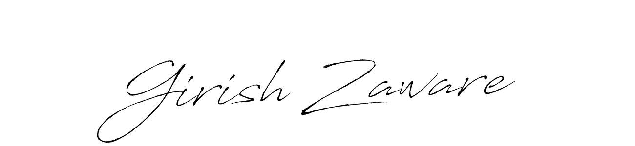 You should practise on your own different ways (Antro_Vectra) to write your name (Girish Zaware) in signature. don't let someone else do it for you. Girish Zaware signature style 6 images and pictures png