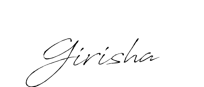 It looks lik you need a new signature style for name Girisha. Design unique handwritten (Antro_Vectra) signature with our free signature maker in just a few clicks. Girisha signature style 6 images and pictures png