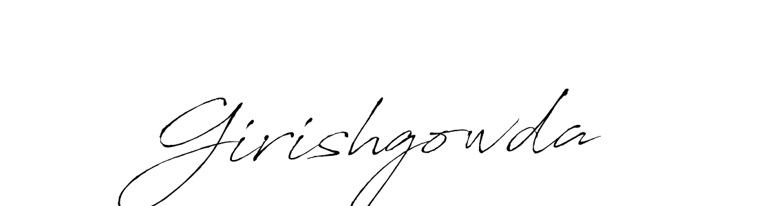 Make a beautiful signature design for name Girishgowda. Use this online signature maker to create a handwritten signature for free. Girishgowda signature style 6 images and pictures png