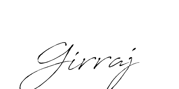 Girraj stylish signature style. Best Handwritten Sign (Antro_Vectra) for my name. Handwritten Signature Collection Ideas for my name Girraj. Girraj signature style 6 images and pictures png