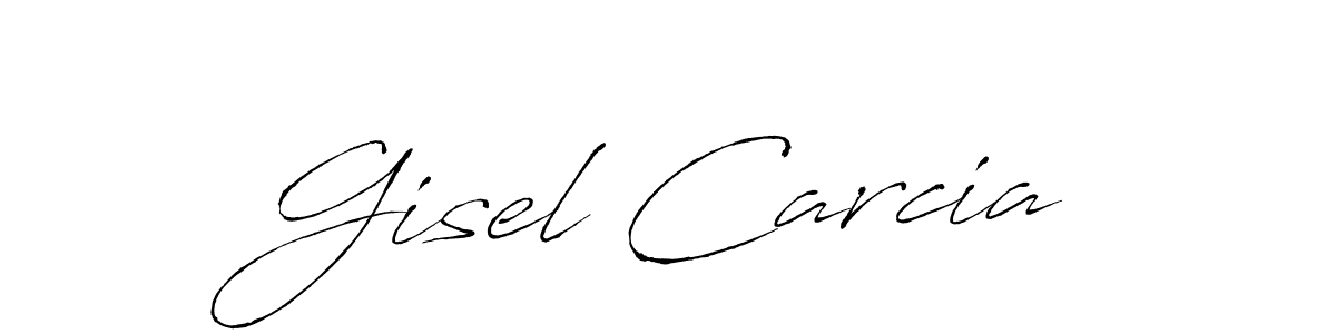 Design your own signature with our free online signature maker. With this signature software, you can create a handwritten (Antro_Vectra) signature for name Gisel Carcia. Gisel Carcia signature style 6 images and pictures png