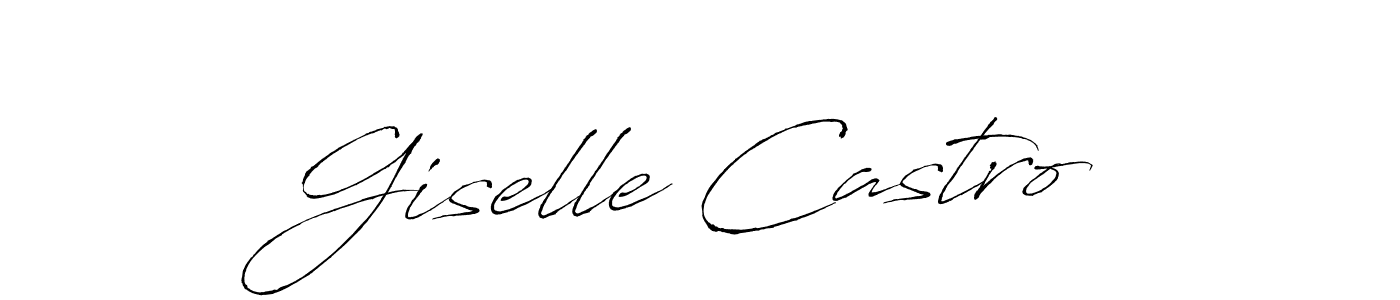 You should practise on your own different ways (Antro_Vectra) to write your name (Giselle Castro) in signature. don't let someone else do it for you. Giselle Castro signature style 6 images and pictures png