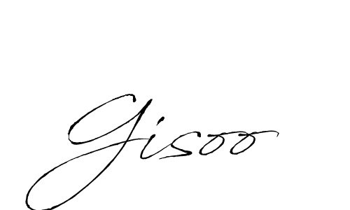 Design your own signature with our free online signature maker. With this signature software, you can create a handwritten (Antro_Vectra) signature for name Gisoo. Gisoo signature style 6 images and pictures png