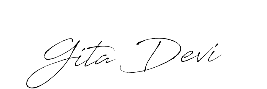 See photos of Gita Devi official signature by Spectra . Check more albums & portfolios. Read reviews & check more about Antro_Vectra font. Gita Devi signature style 6 images and pictures png