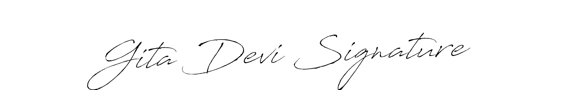 This is the best signature style for the Gita Devi Signature name. Also you like these signature font (Antro_Vectra). Mix name signature. Gita Devi Signature signature style 6 images and pictures png